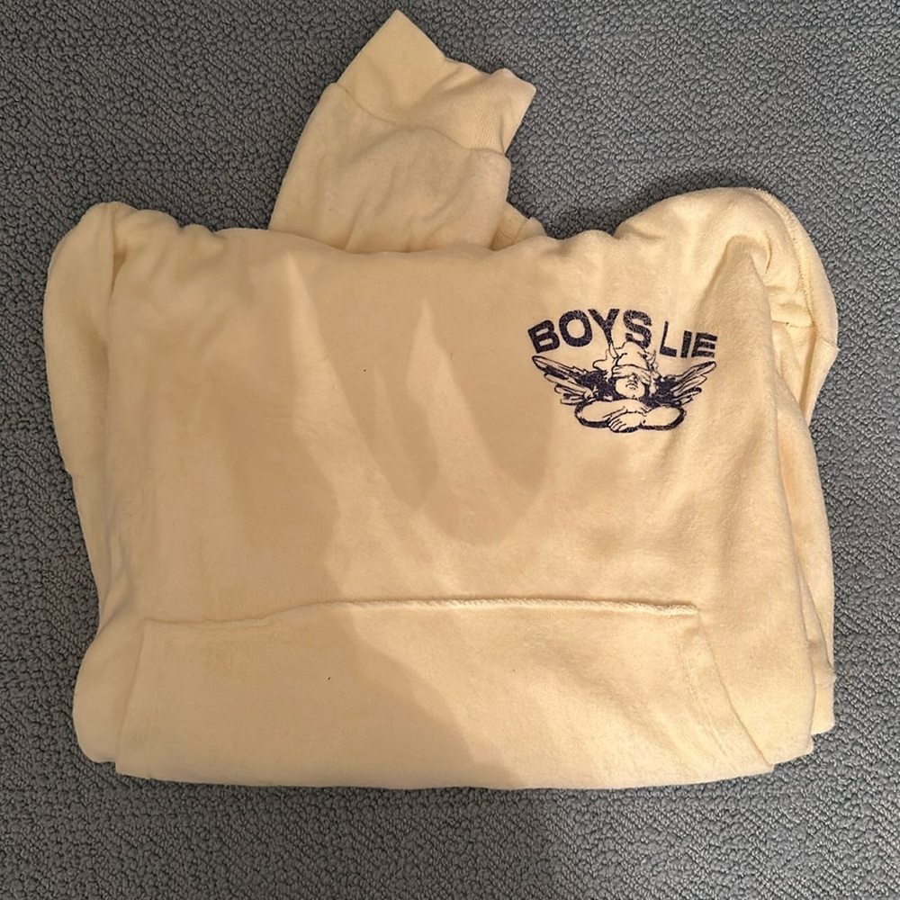BOYS LIE TOWEL MATERIAL HOODIE